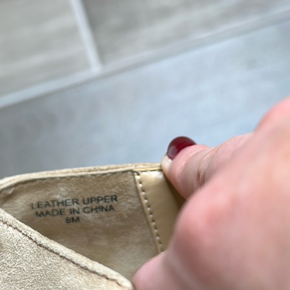Talbots Tan Suede Loafers - Picture 4 of 4